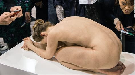 Art Basel Hong Kongs Eerily Realistic Nude Sculpture Cnn Travel