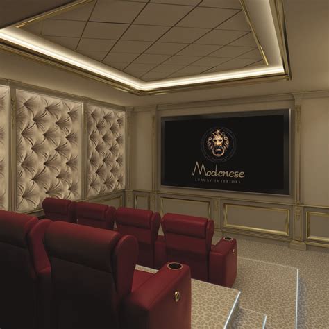 Home Theater By Modenese Luxury Interiors Handmade And Customized