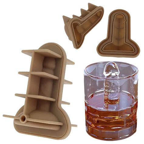 Funny Ice Mold Creative Sexy Penis Ice Cube Silicone Mould For Cocktail Whiskey Mini Ice Cream
