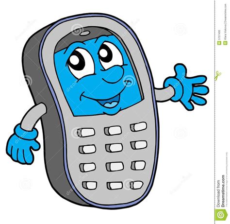 Cell Phone Vector Illustration Stock Vector Illustration Of Mobile
