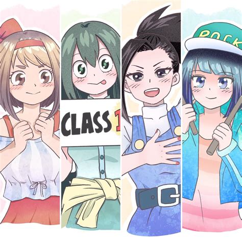 Class 1a Girls In Different Outfits Art By Me Instagram