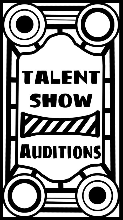 People can participate simply as performers, but they even can enjoy the talent show as the audience. Collaboration: Talent Show Poster Design