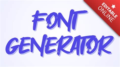 Font Generator Text Effect
