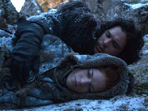 Best Game Of Thrones Moments Between Newly Engaged Kit Harington And Rose Leslie The