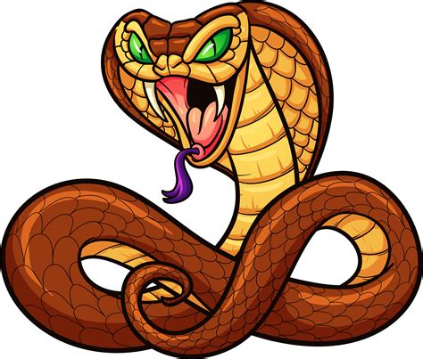 Serpientes Dibujo Cobra Rey Cobras Tatuaje Serpiente Png Clipart