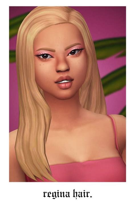 Grimcookies Regina Hair This Hair Is A Attempted Recreation Of Sims 4 Mm The Sims Regina