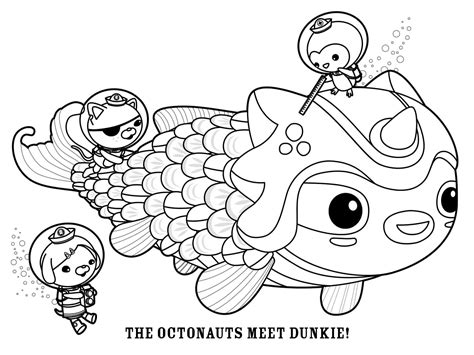 Kwazii Octonauts Coloring Page - Free Printable Coloring Pages for Kids