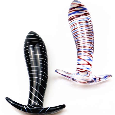 pyrex glass dildo sex toys for women lesbian big bead fake dick thrusting vagina anal butt