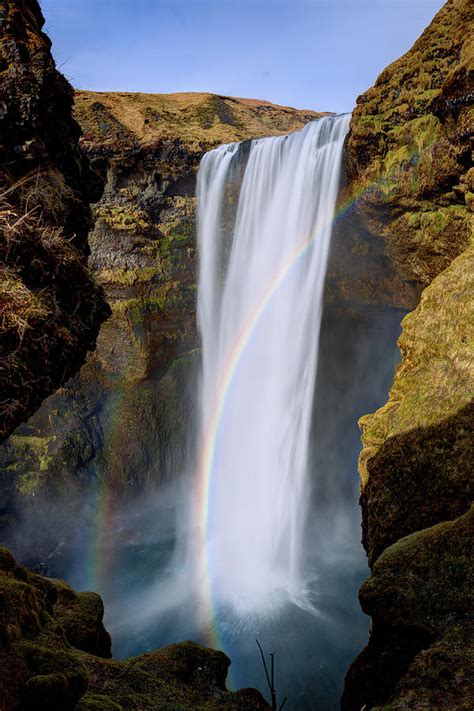 Rainbow Waterfall Skogafoss Iceland Photograph By Sanket Sharma Pixels