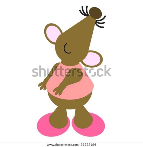 Cartoon Happy Dancing Mouse Stock Vector Royalty Free 31922164
