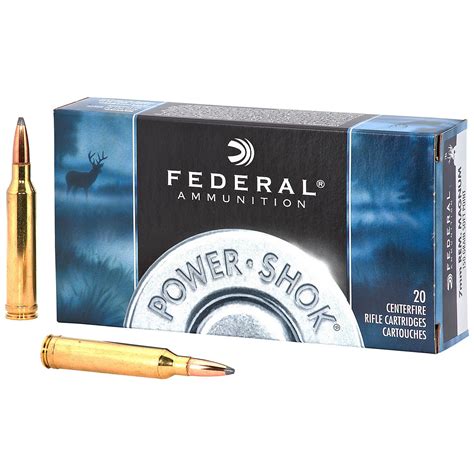 Federal Premium Ammunition Power Shok 7mm Remington Magnum 150 Grain