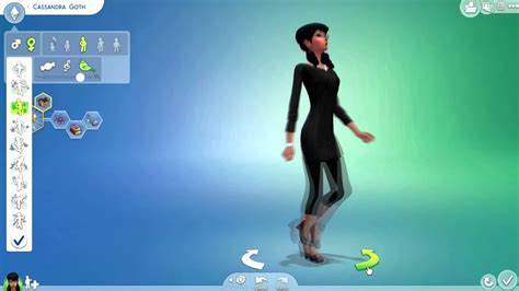 The Sims 4 Create A Sims Demo Walk Styles Overview Wcassandra Goth