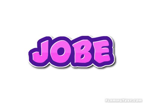 Jobe ロゴ フレーミングテキストからの無料の名前デザインツール