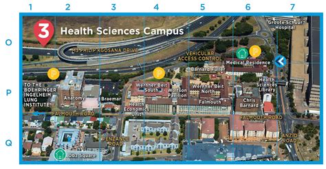 Uct Upper Campus Map