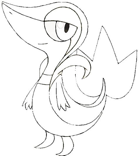 Snivy Pokemon Coloring Page