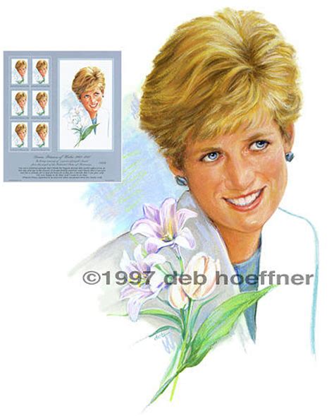 Diana Princess Of Wales Painting By Deb Hoeffner Pixels