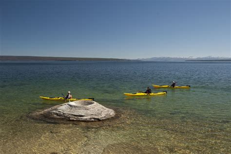 Kayaking Options Lake Kayaking Yellowstone National Park Wyoming