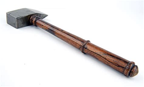 Unique Hammer With Rosewood Handle Vintage Vials