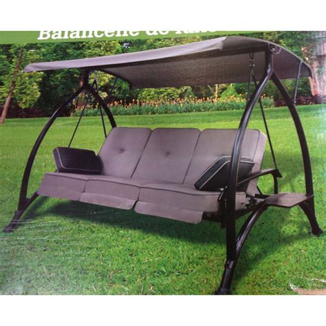 The canopy porch swing for the backyard that made of all porch canopy swings with a metal. Replacement Canopy for Costco Lounge Swing Garden Winds CANADA
