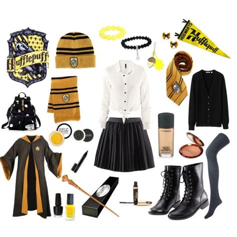 Hufflepuff Girl School Uniform Geek Pinterest Harry Potter