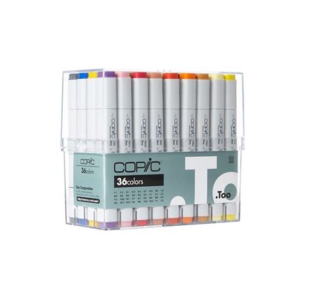 Copic 36 Color Markers Set Color Starbox