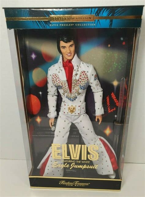 New Elvis Presley Timeless Treasures Doll Eagle Jumpsuit Mattel