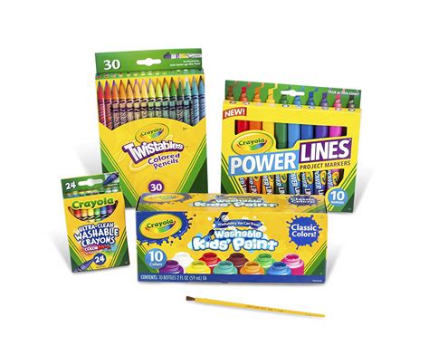Crayola Marker Crayon And Paint School Pack Includes 10 Count Crayola