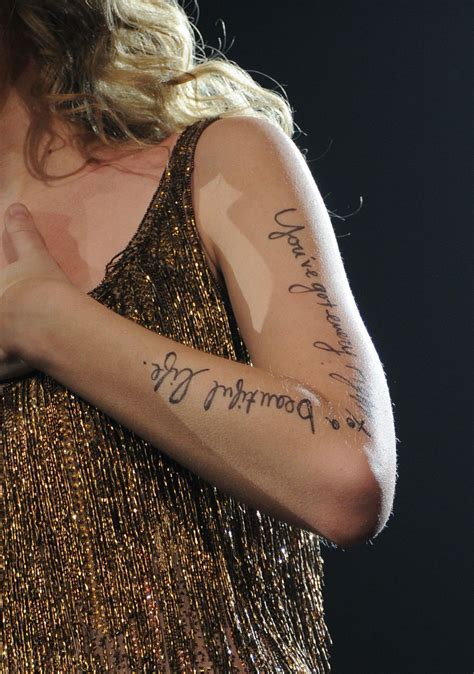 13 Taylor Swift Lyrics For Tattoos That Youll Never Ever End Up