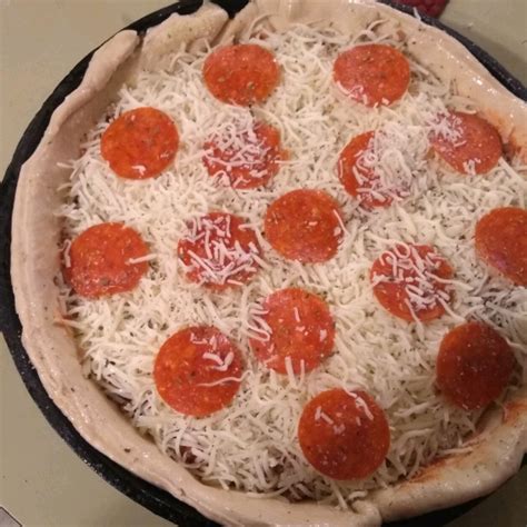 Deep Dish Cast Iron Pizza Recipe Allrecipes