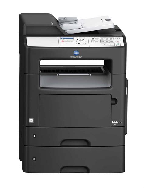 Designed for a maximum paper feed capacity of 1,100sheets. Konica Minolta BIZHUB 3320 gebraucht preiswert online kaufen