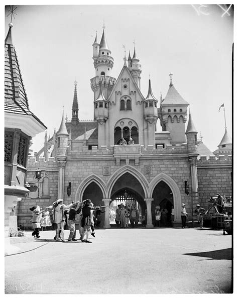 1955 Disneyland Opening Sleeping Beautys Castle From The Fantasyland