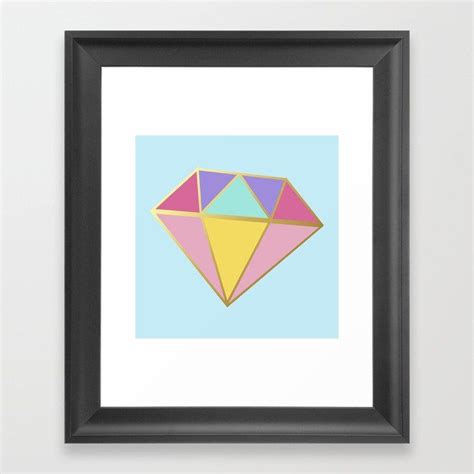 Buy Diamond Framed Art Print By Newburydesigns Worldwide Shipping