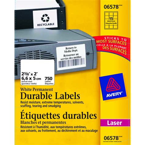 Labels Laser Id Avery 2x2 58 Monk Office