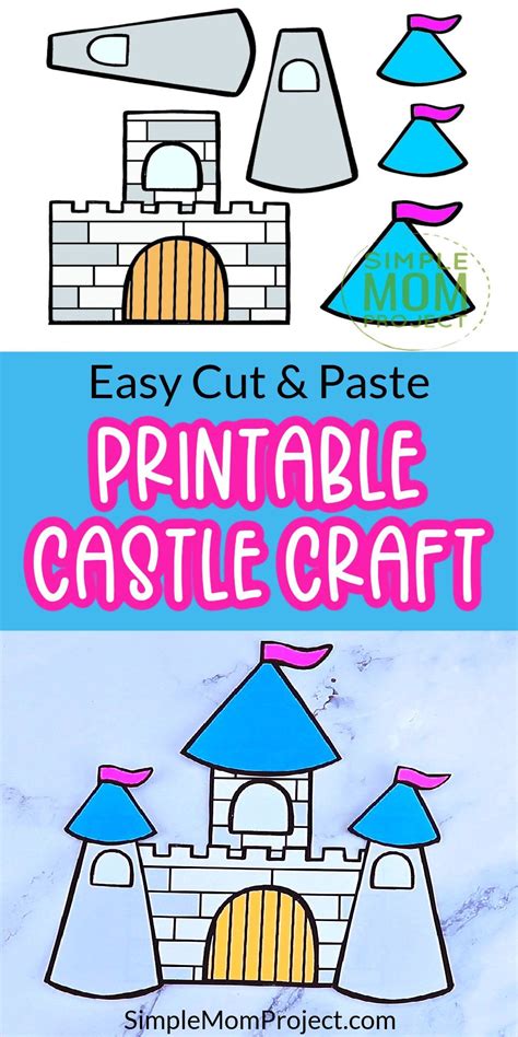 Free Printable Princess Castle Craft With Castle Template Artofit