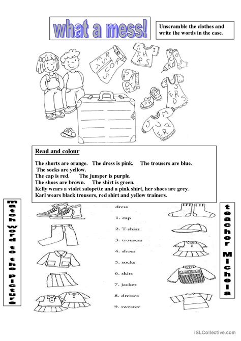 What A Mess English Esl Worksheets Pdf And Doc