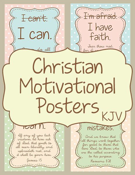 Free Christian Motivational Poster Kjv