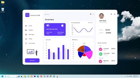 Creating A Stunning Finance CRM Dashboard With Bunifu Framework In C