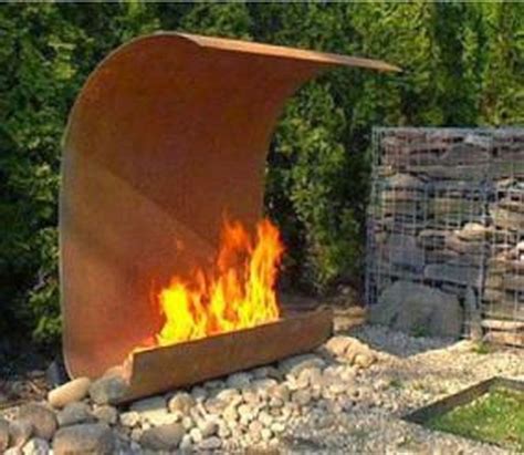 Outdoor Metal Fireplace Ideas On Foter