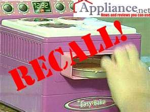 Recall Easy Bake Ovens Finger Amputation Risk
