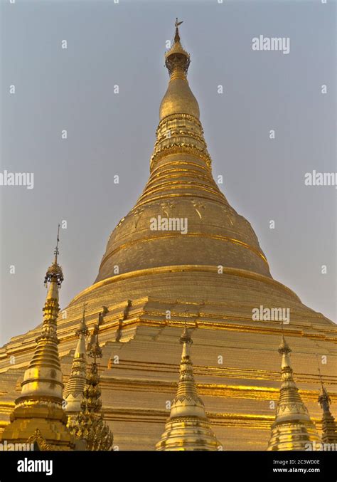 Dh Shwedagon Pagoda Temple Yangon Myanmar Buddhist Temples Great Dagon