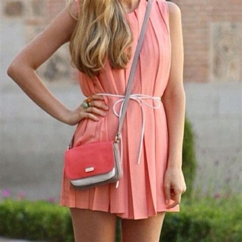 Cute Pink Dress Pink Pleated Dress Beautiful Outfits Fashion
