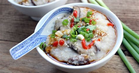 Congee Chinese Rice Porridge Vegan Recipe