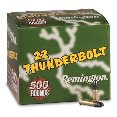 Remington Thunderbolt 22lr Lrn 40 Grain 500 Rounds 144422 22lr Free