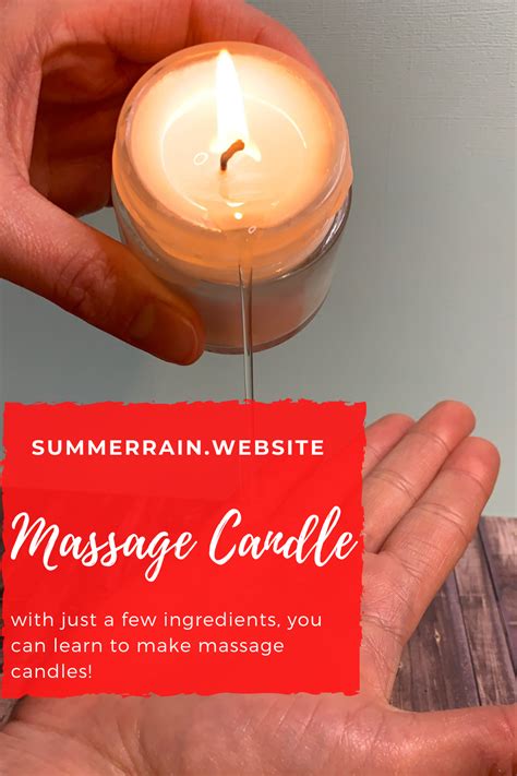 How To Make Massage Oil Candles Massage Oil Candles Massage Oil Oil