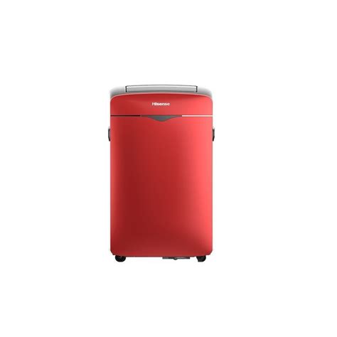 Stay cool with air conditioners and fans from lowe's. Hisense (10000-BTU ASHRAE) 115-Volt Red Portable Air ...