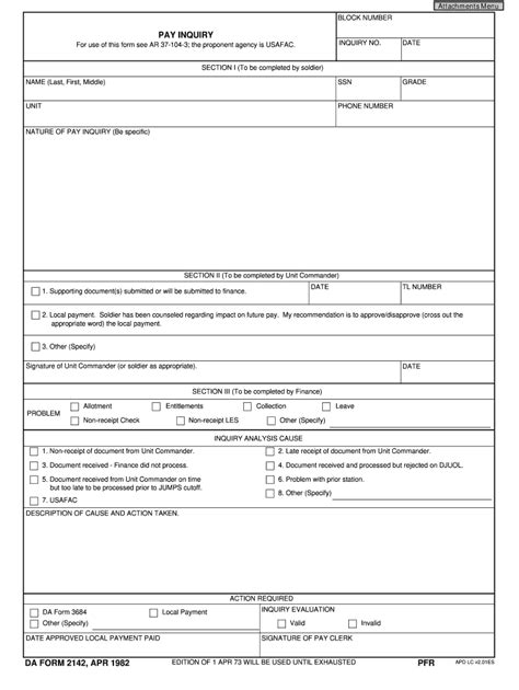 Pay Inquiry Army 2020 2022 Fill And Sign Printable Template Online