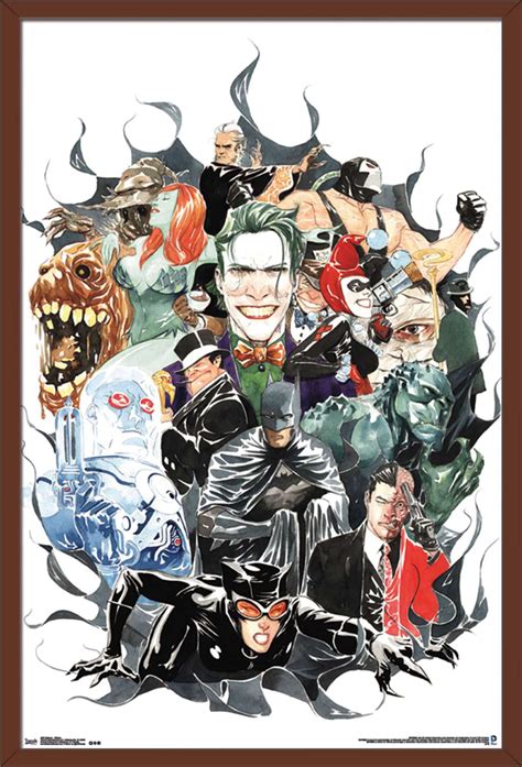 Dc Comics Batman Villains Poster