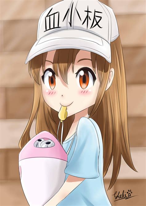 platelets hataraku saibou by okamiyukith on deviantart