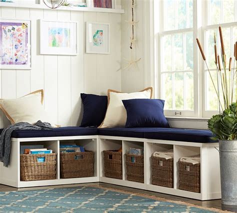Ryland modular banquette storage set with baskets 3. Build Your Own - Modular Banquette (With images ...