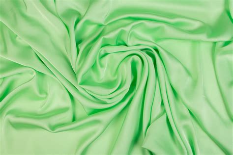 Pale Green Satin Silk Fabric By The Yard 9 Green Seafoam Etsy Uk